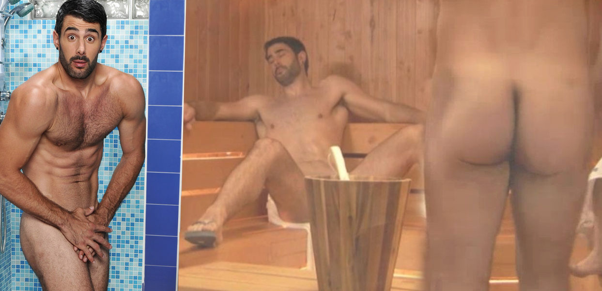 David Amor naked in 'Gym Tony'