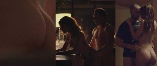 Miriam Leone naked in a sex scene in '1992'