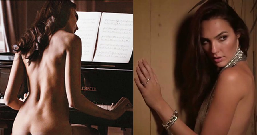 Gal Gadot naked shows her bottom in an Spot for 'Gucci'