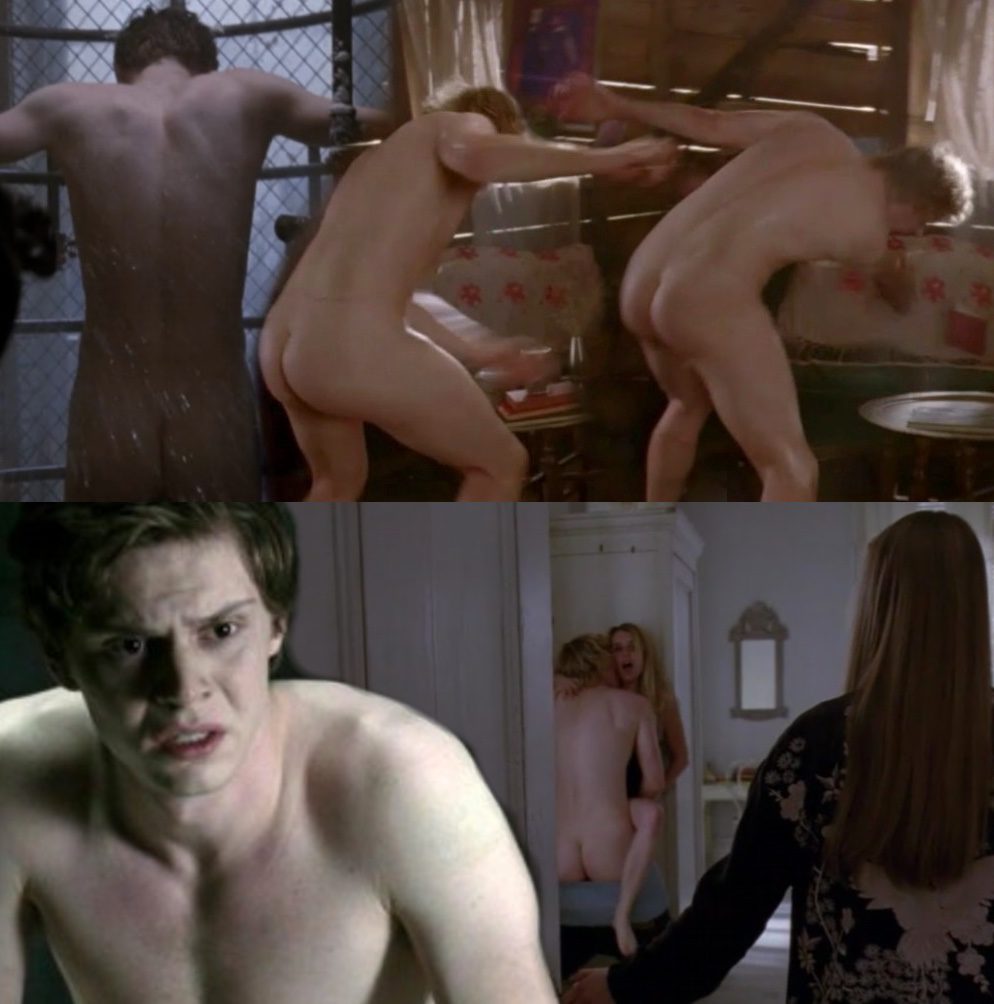 Evan Peters totally naked and making sex in 'American Horror Story'