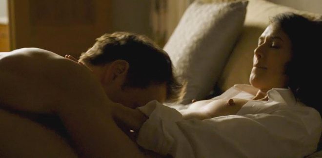 Lena Headey naked shows her tits in 'Zipper'