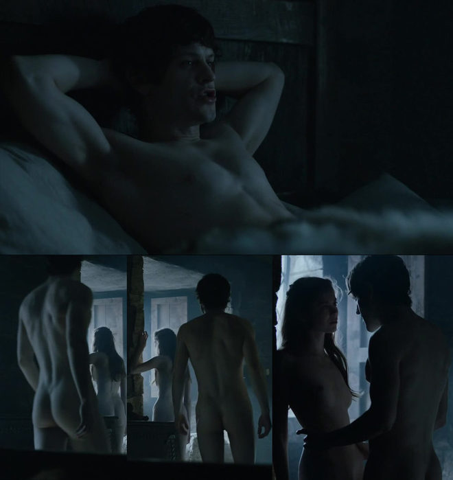 Iwan Rheon naked in 'Game of Thrones'