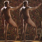 Chris Zylka totally naked showing his ass in 'Shark Night'