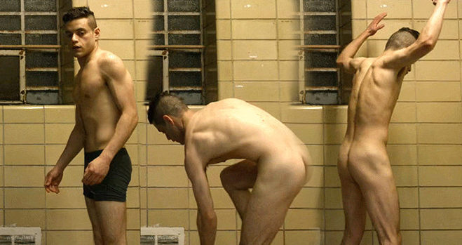 Rami Malek totally naked in 'Mr. Robot' shows his ass