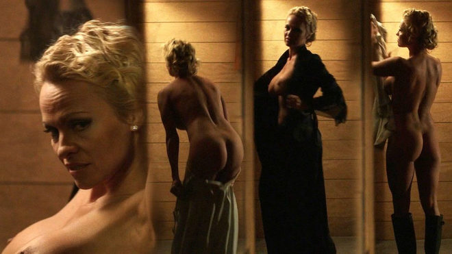 Pamela Anderson totally naked shows her boobs and ass in 'The People Garden'