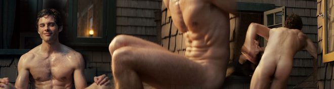 James Marsden totally naked shows his ass in 'Death at a Funeral'