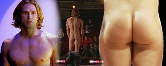 Jason Lewis naked shows his ass in 'Sex and the City'