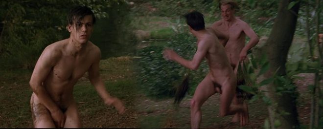 Rupert Graves and Julian Sands totally naked show their penis in 'A Room with a View'