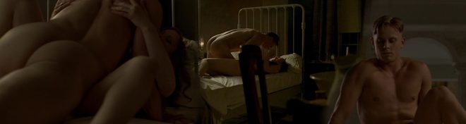 Billy Magnussen completely naked in 'Boardwalk Empire' shows his ass