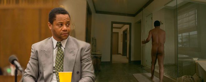 Cuba Gooding Jr. naked in 'American Crime Story' shows his ass