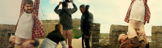 Jack Whitehall naked shows his penis and ass in 'The Bad Education Movie'