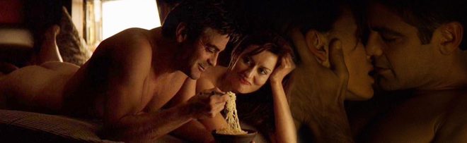 George Clooney totally naked shows his ass in 'Solaris'