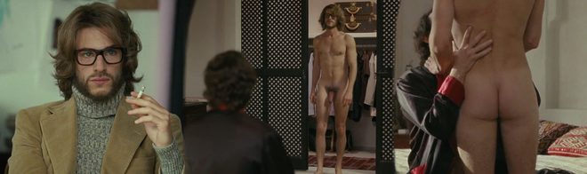 Gaspard Ulliel completely naked shows his penis and ass in 'Saint Laurent'