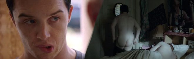 Noel Fisher completely naked shows his ass in 'Shameless'