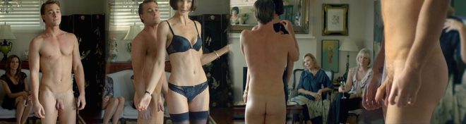 Darren Moss completely naked shows his penis and his ass in 'X'