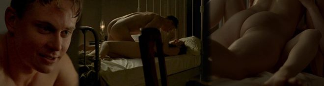Billy Magnussen completely naked shows his ass in 'Boardwalk Empire' while he is having sex