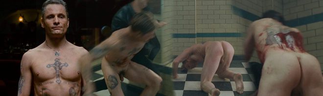 Viggo Mortensen completely naked shows his ass and cock in 'Eastern promises'