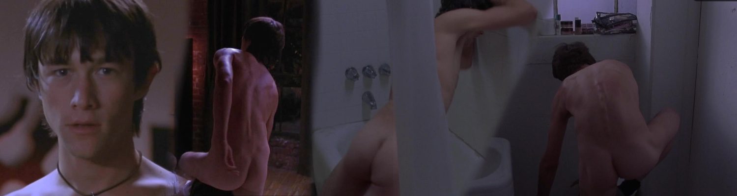 Joseph Gordon-Levitt completely naked shows his ass in 'Mysterious Skin'