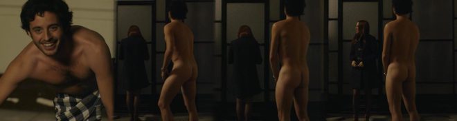 Javier Pereira completely naked shows his ass in 'Stockholm'
