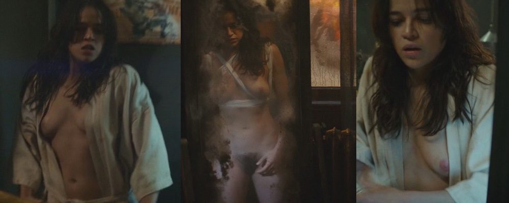 Michelle Rodríguez shows her boobs while being completely naked in 'The Assignment'