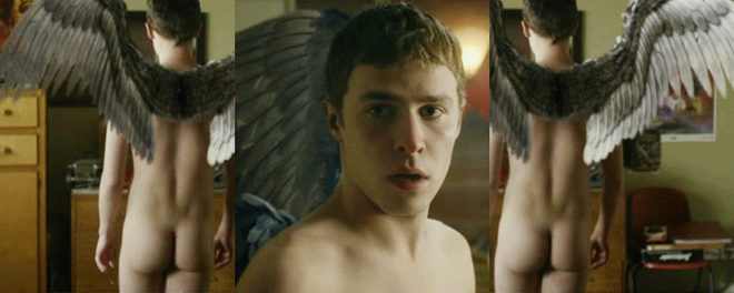 Iain De Caestecker shows his ass in 'The Fades'