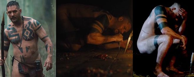 Tom Hardy gets naked in Taboo