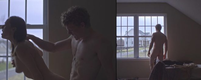 Patrick Gibson naked shows his ass in 'The OA'
