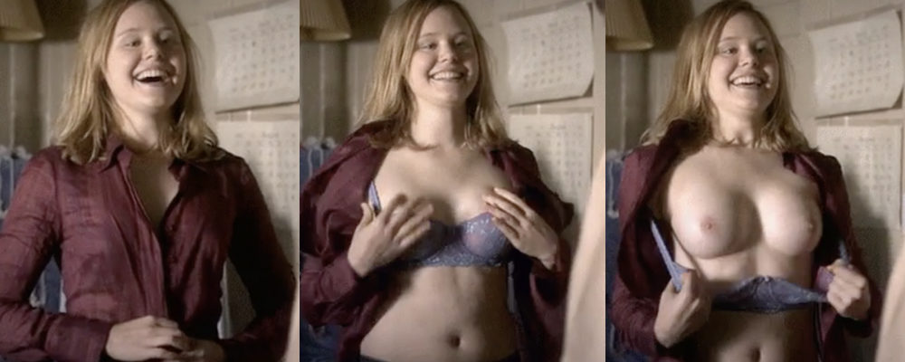 Alison Pill shows her tits in 'Dear Wendy'