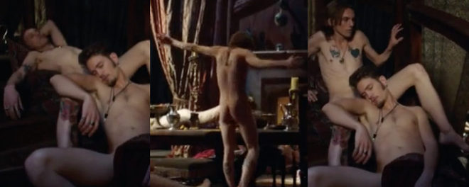 Jamie Campbell shows his ass in 'Will'