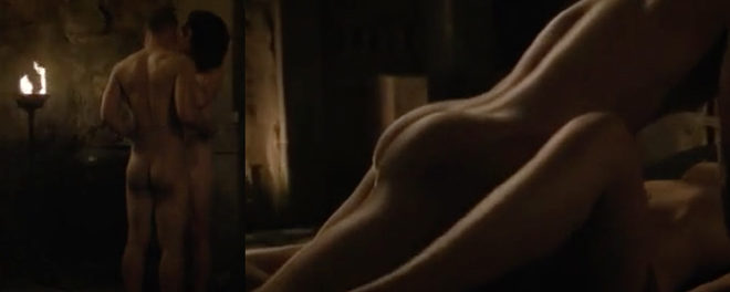 Jacob Anderson shows his ass in 'Game of Thrones'