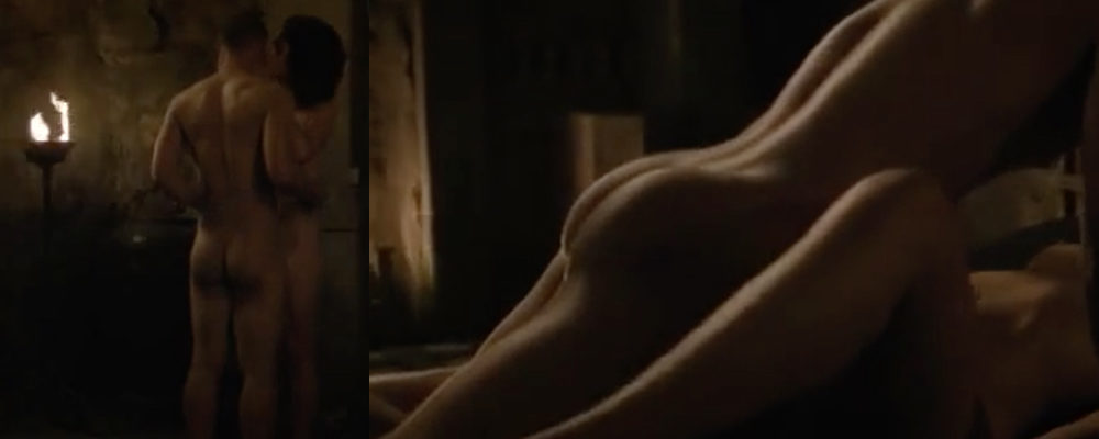 Jacob Anderson shows his ass in 'Game of Thrones'