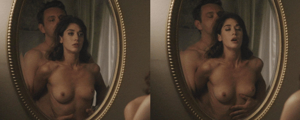 Lizzy Caplan shows her tits in 'Masters Of Sex'