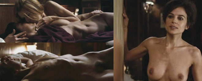 Elena Anaya and Natsaha Yarovenko naked in 'Room in Rome'