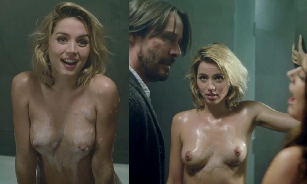 Ana de Armas shows her tits in 'Knock Knock'