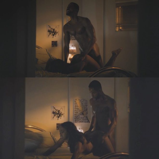 Dominique Perry and Rayven Mervin having sex in 'Insecure'