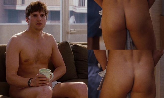 Ashton Kutcher shows his ass in 'No Strings Attached'