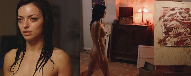 Francesca Eastwood naked in 'M.F.A'