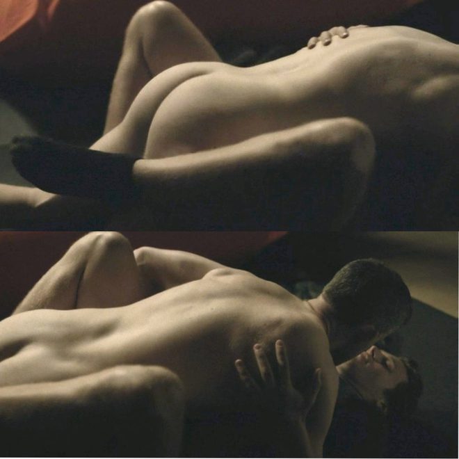 Russell Tovey and Jonathan Groff having sex in 'Looking'