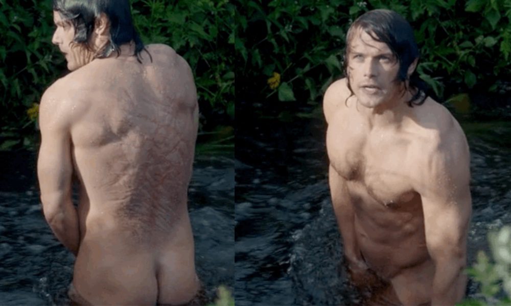 Sam Heughan naked in 'Outlander'