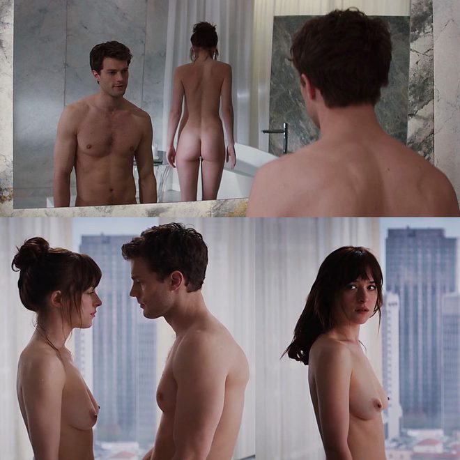 Dakota Johnsonn naked in 'Fifty Shades of Grey'