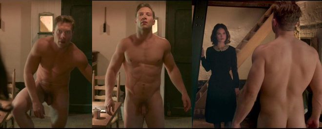 Jai Courtney shows his penis in 'The Exception'