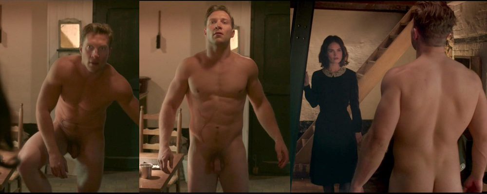 Jai Courtney shows his penis in 'The Exception'