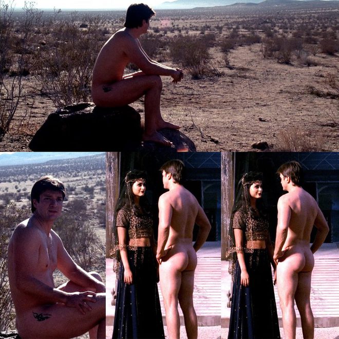 Nathan Fillion shows his butt in 'Firefly'
