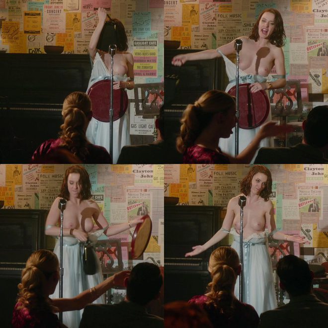 Rachel Brosnahan shows her breasts in 'The Marvelous Mrs. Maisel'