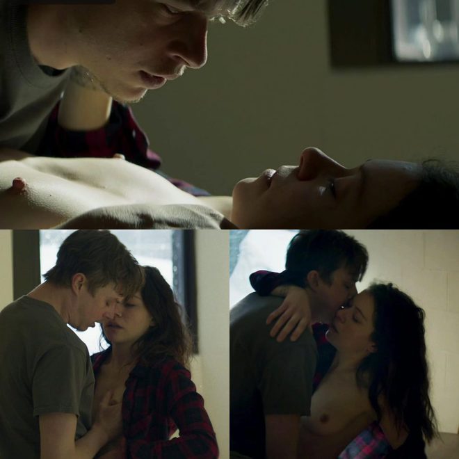 Tatiana Maslany shows her breasts on 'Two lovers and a bear'