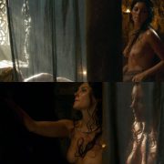 Annabel Scholey shows her breasts in 'Britannia'