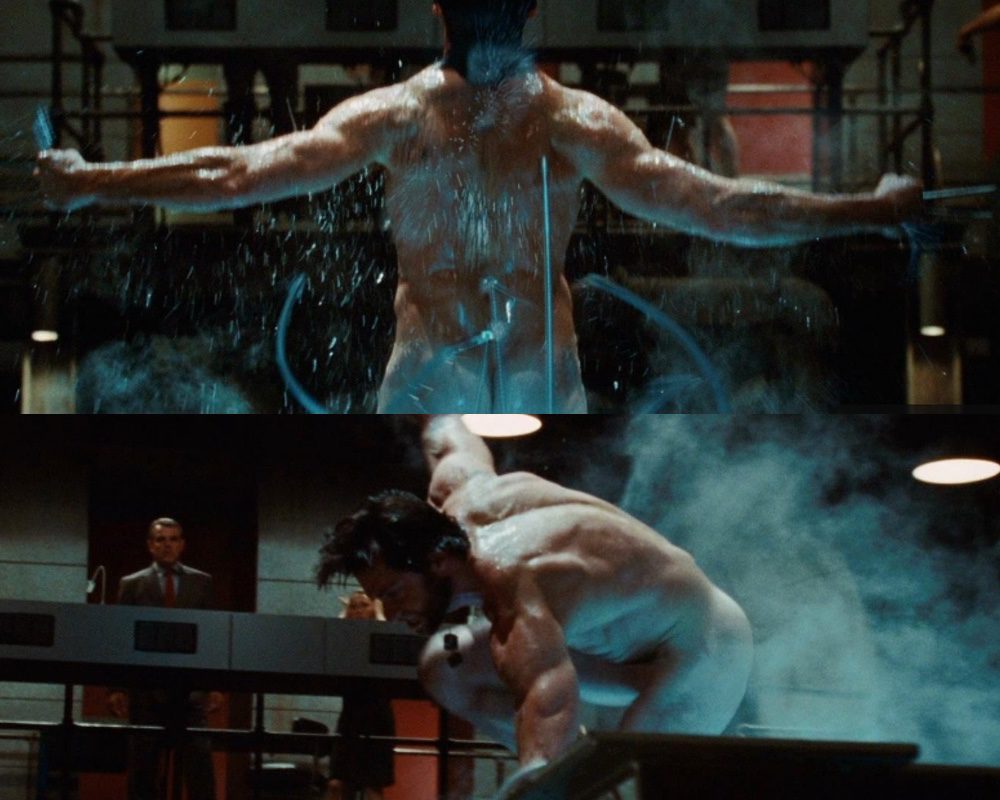 Hugh Jackman naked in 'X-Men Origins: Wolverine'