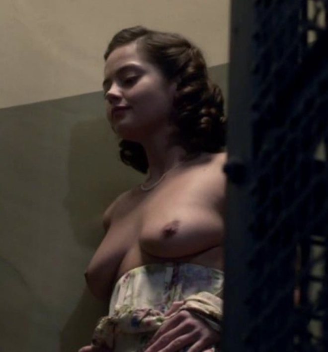 Jenna Coleman shows her breasts in 'Room at the Top'