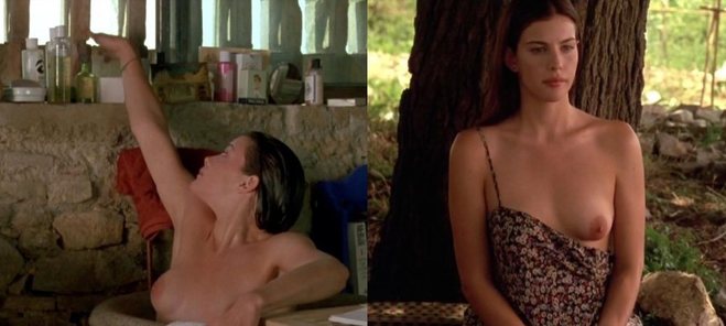 Liv Tyler shows her tits in 'Stealing Beauty'