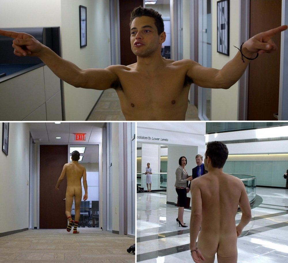 Rami Malek shows his butt in 'Need for Speed'